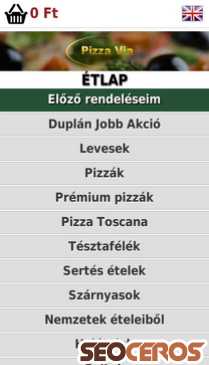 pizzavia.hu mobil előnézeti kép