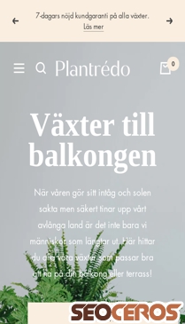 plantredo.se mobil förhandsvisning