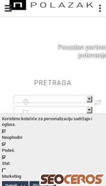 polazak.rs mobil előnézeti kép