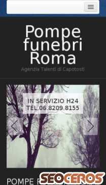 pompefunebri-roma.it mobil preview