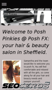 poshpinkies.co.uk mobil preview
