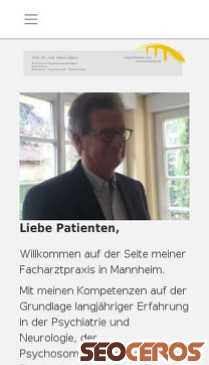 praxis-prof-lieberz.de mobil előnézeti kép