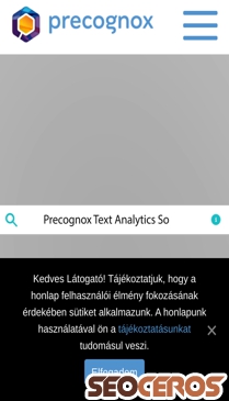 precognox.hu mobil előnézeti kép