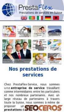 prestaflex-service.ch mobil obraz podglądowy