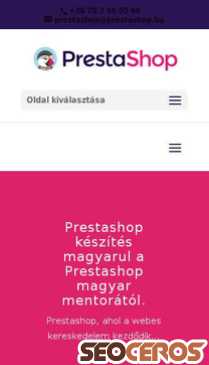 prestashop.hu mobil előnézeti kép
