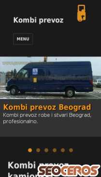 prevoz-kombi.com mobil Vista previa