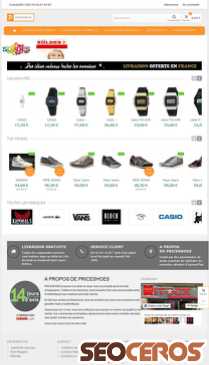 priceshoes.fr mobil preview
