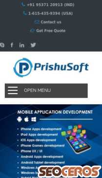prishusoft.com mobil anteprima