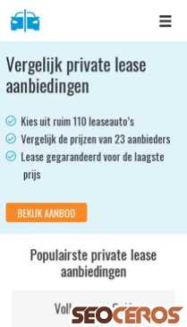 private-lease-aanbiedingen.nl mobil obraz podglądowy