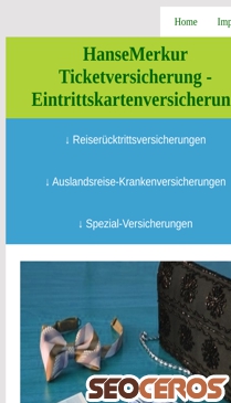 pro-reiseschutz.de/eintrittskarten-ticketversicherung.html mobil obraz podglądowy