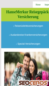 pro-reiseschutz.de/reisegepaeck-versicherung.html mobil Vorschau