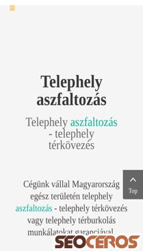 profiaszfalt.hu/telephely-aszfaltozas.html mobil preview
