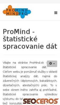 promind.sk mobil preview