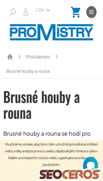 promistry.cz/brusne-houbicky-a-rouna mobil előnézeti kép