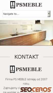 psmeble.pl mobil previzualizare