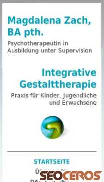 psychotherapie-zach.at mobil Vorschau