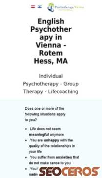 psychotherapy-vienna.com mobil förhandsvisning