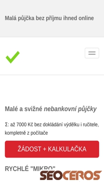 pujcka-pujcky-ihned.cz/pujcka-ihned-od-emmas.html mobil प्रीव्यू 