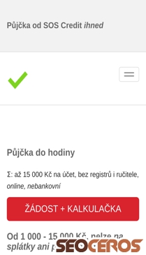 pujcka-pujcky-ihned.cz/pujcka-ihned-soscredit.html mobil obraz podglądowy