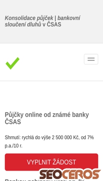pujcky-nebankovni-ihned.cz/konsolidace-pujcek-csas.html mobil preview