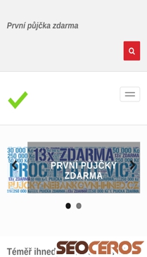 pujcky-nebankovni-ihned.cz/prvni-pujcka-zdarma.html mobil előnézeti kép