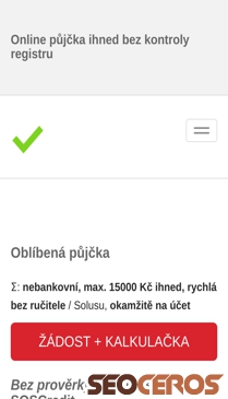 pujcky-nebankovni-ihned.cz/pujcka-ihned-soscredit.html mobil Vorschau