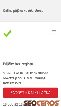 pujcky-nebankovni-ihned.cz/pujcka-od-pronto.html mobil Vorschau