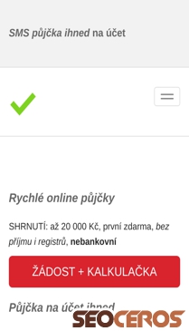 pujcky-nebankovni-ihned.cz/sms-pujcka-ihned-na-ucet.html mobil obraz podglądowy