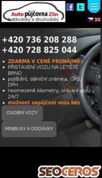 pujcovnaautzlin.cz mobil Vista previa
