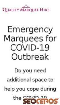 qualitymarqueehire.co.uk/emergency-marquees-for-covid-19-outbreak.html mobil vista previa