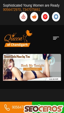 queenofchandigarh.com mobil vista previa