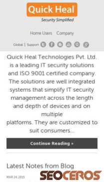 quickheal.com mobil náhľad obrázku
