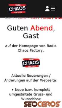 radio-chaos-factory.de mobil vista previa