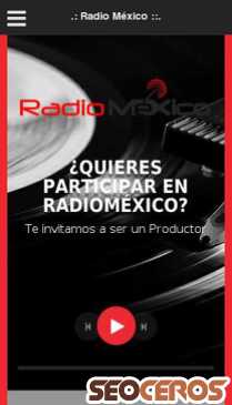 radiomexico.mx mobil előnézeti kép