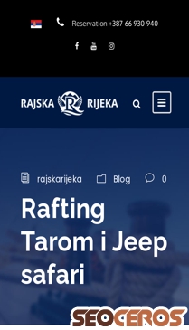 rajskarijeka.com/rafting-tarom-i-jeep-safari mobil Vista previa