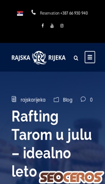 rajskarijeka.com/rafting-tarom-u-julu-idealno-leto mobil förhandsvisning