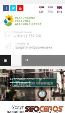 rda-backa.rs mobil náhľad obrázku