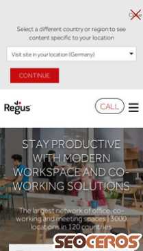 regus.com mobil förhandsvisning