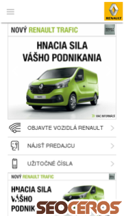renault.sk mobil előnézeti kép