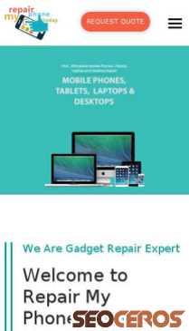 repairmyphone.today mobil Vista previa