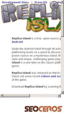 replicaisland.net mobil náhľad obrázku