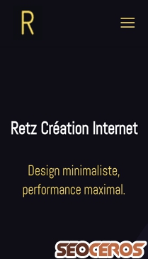 retz-creationinternet.fr mobil náhled obrázku