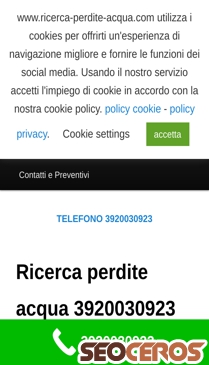 ricerca-perdite-acqua.com mobil náhľad obrázku