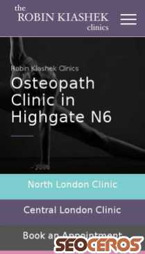 robinkiashek.co.uk/highgate-osteopath-n6 mobil preview