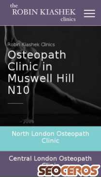 robinkiashek.co.uk/london-osteopath-n10 mobil obraz podglądowy