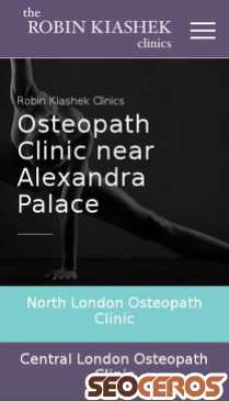 robinkiashek.co.uk/osteopath-clinic-near-alexandra-palace mobil előnézeti kép