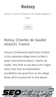 roissy-hotels.co.uk mobil preview