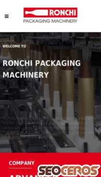 ronchipackaging.com mobil preview