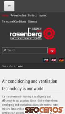 rosenberg-gmbh.com mobil Vorschau