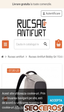 rucsacantifurt.ro/produs/rucsac-antifurt-bobby-gri-1.html mobil previzualizare